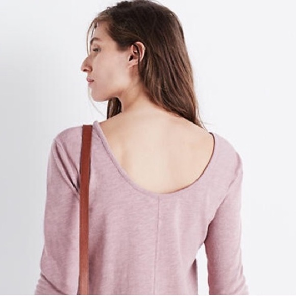 Madewell Scoop 3/4 Sleeve Top - Picture 2 of 5